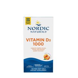   Nordic Naturals Vitamin D3 1000 (120 Měkká kapsla, Pomeranč)