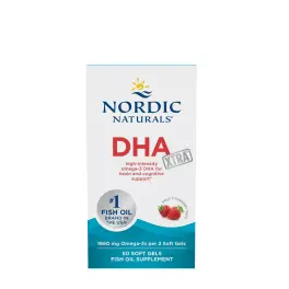Nordic Naturals DHA Xtra (60 Měkká kapsla, Jahoda)