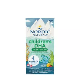   Nordic Naturals Children's DHA Vegetarian (120 mini měkkých kapslí, Mixed berry lemonade)