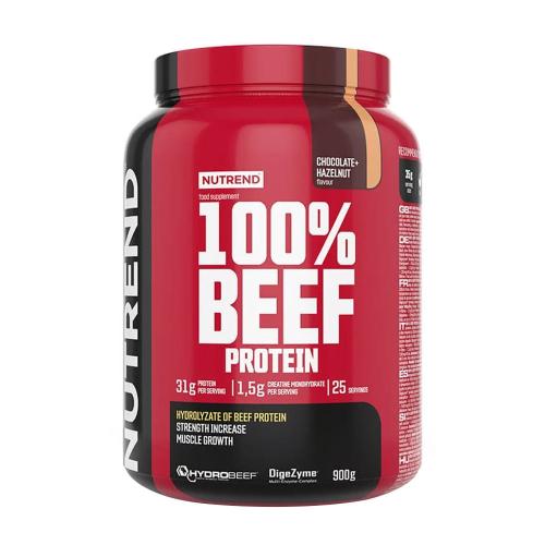 Nutrend 100% hovězí protein - 100% Beef Protein (900 g, Oříšková čokoláda)