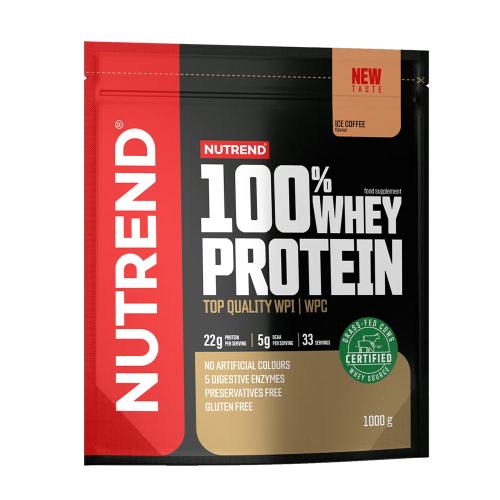Nutrend 100% syrovátkový protein - 100% Whey Protein (1000 g, Ledová káva)