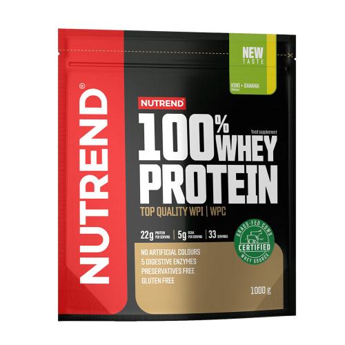 Nutrend 100% syrovátkový protein - 100% Whey Protein (1000 g, Kiwi-banán)