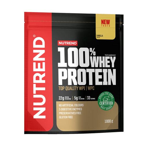 Nutrend 100% syrovátkový protein - 100% Whey Protein (1000 g, Vanilka)