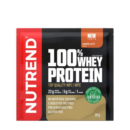 Nutrend 100% syrovátkový protein - 100% Whey Protein (30 g, Karamelové latté)