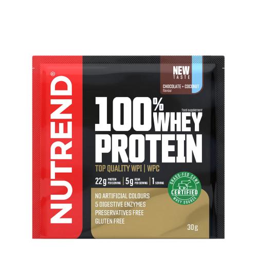 Nutrend 100% syrovátkový protein - 100% Whey Protein (30 g, Kokosová čokoláda)