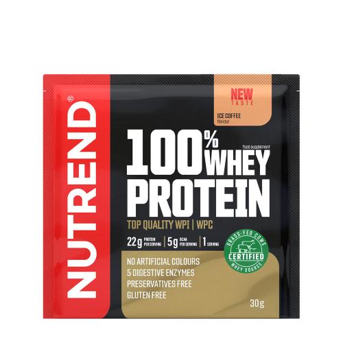 Nutrend 100% syrovátkový protein - 100% Whey Protein (30 g, Ledová káva)