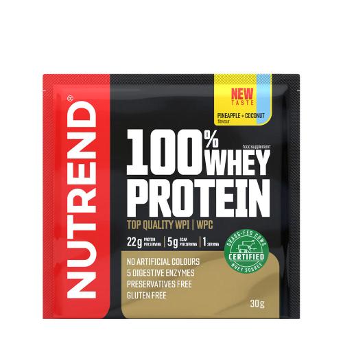Nutrend 100% syrovátkový protein - 100% Whey Protein (30 g, Ananas a kokos)