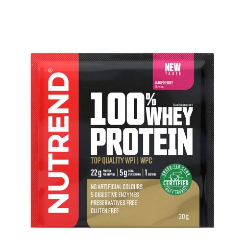 Nutrend 100% syrovátkový protein - 100% Whey Protein (30 g, Malina)