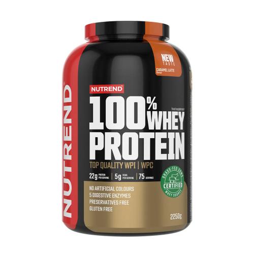 Nutrend 100% syrovátkový protein - 100% Whey Protein (2250 g, Karamelové latté)