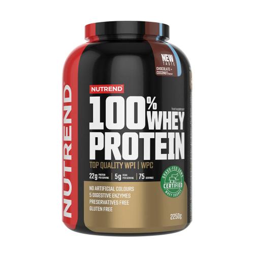 Nutrend 100% syrovátkový protein - 100% Whey Protein (2250 g, Kokosová čokoláda)