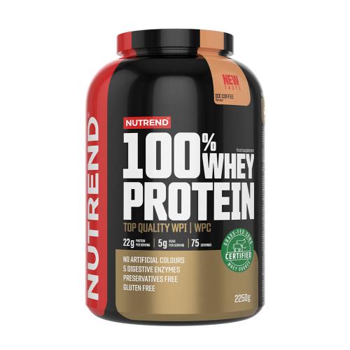 Nutrend 100% syrovátkový protein - 100% Whey Protein (2250 g, Ledová káva)