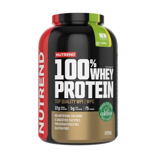 Nutrend 100% syrovátkový protein - 100% Whey Protein (2250 g, Kiwi-banán)