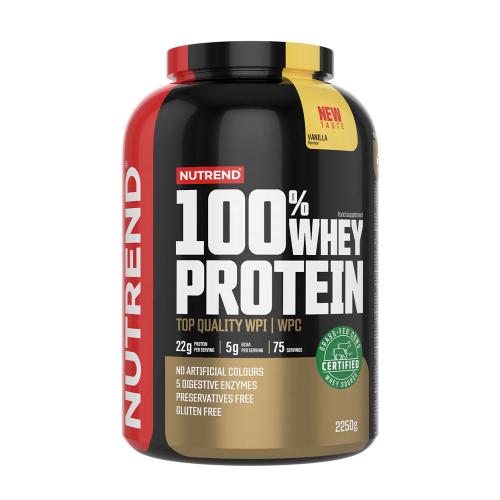 Nutrend 100% syrovátkový protein - 100% Whey Protein (2250 g, Vanilka)