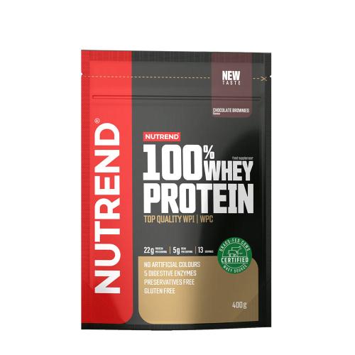 Nutrend 100% syrovátkový protein - 100% Whey Protein (400 g, Čokoládový brownie)