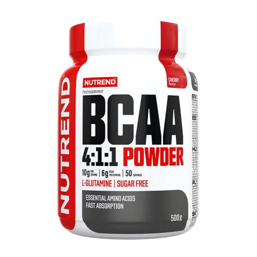 Nutrend BCAA 4:1:1 prášek - BCAA 4:1:1 Powder (500 g, Třešeň)