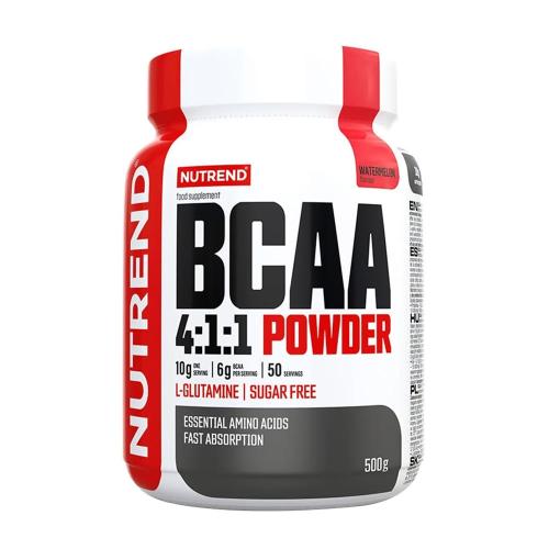 Nutrend BCAA 4:1:1 prášek - BCAA 4:1:1 Powder (500 g, Meloun)