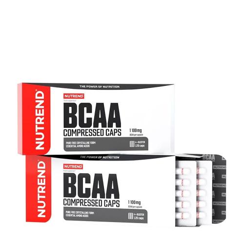 Nutrend BCAA Compressed Caps - BCAA Compressed Caps (120 Kapsla)