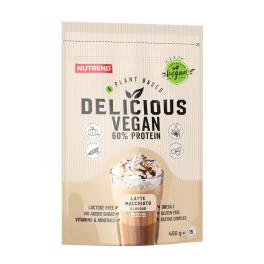   Nutrend Lahodný veganský protein - Delicious Vegan Protein (450 g, Latte Macchiato)