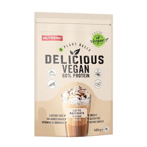 Nutrend Lahodný veganský protein - Delicious Vegan Protein (450 g, Latte Macchiato)