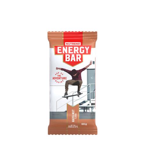 Nutrend Energetická tyčinka - Energy Bar (1 tyčinka, Lískové ořechy)