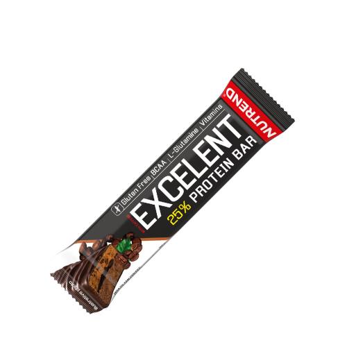 Nutrend Excelentní proteinová tyčinka Double - Excelent Protein Bar Double (1 tyčinka, Brazilská káva)