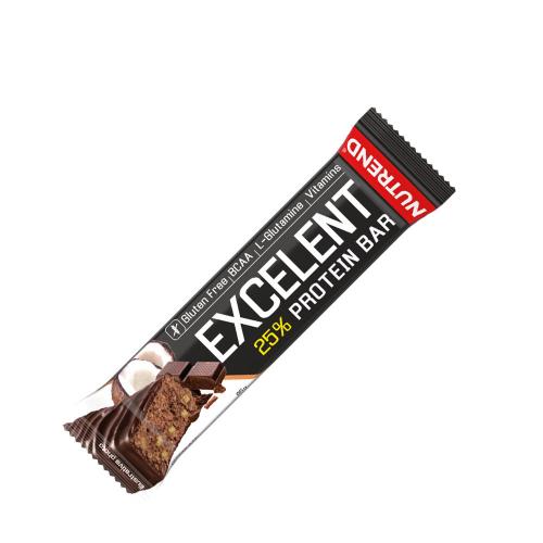 Nutrend Excelentní proteinová tyčinka - Excelent Protein Bar (1 tyčinka, Kokosová čokoláda)