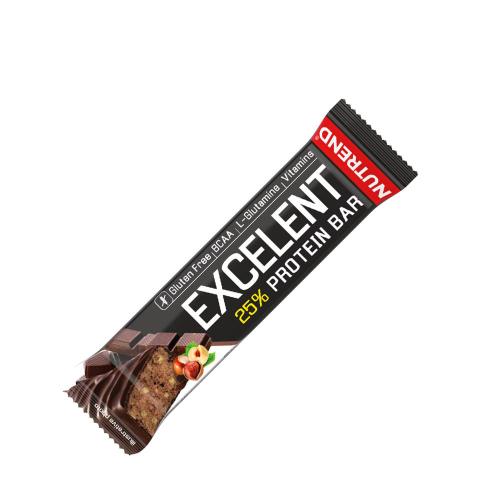 Nutrend Excelentní proteinová tyčinka - Excelent Protein Bar (1 tyčinka, Ořechová čokoláda)