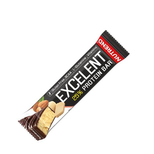 Nutrend Excelentní proteinová tyčinka - Excelent Protein Bar (1 tyčinka, Marcipán a mandle)