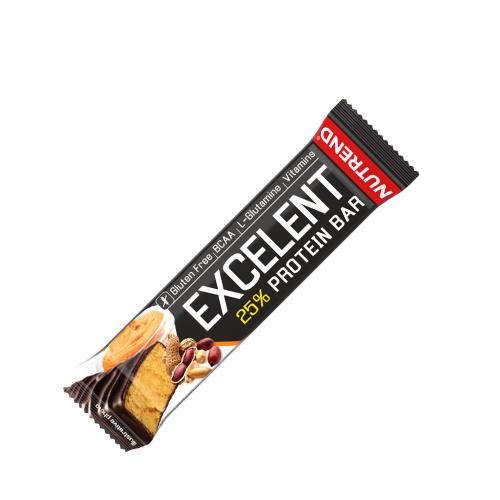 Nutrend Excelentní proteinová tyčinka - Excelent Protein Bar (1 tyčinka, Arašídové máslo)