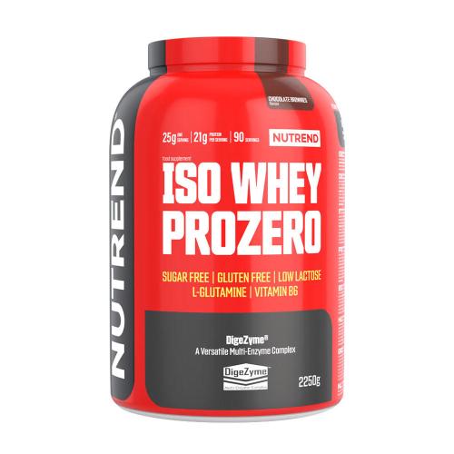 Nutrend Iso Whey Prozero - Iso Whey Prozero (2250 g, Čokoládový brownie)