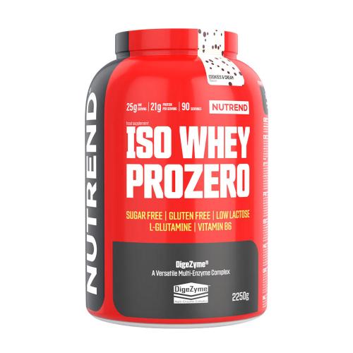 Nutrend Iso Whey Prozero - Iso Whey Prozero (2250 g, Čokoládové sušenky a krém)