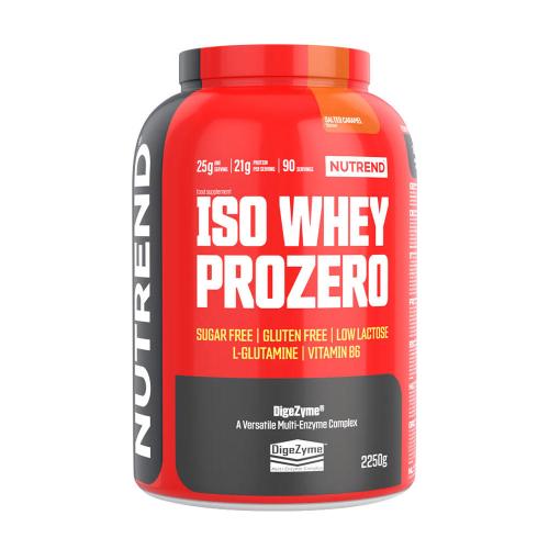 Nutrend Iso Whey Prozero - Iso Whey Prozero (2250 g, Slaný karamel)