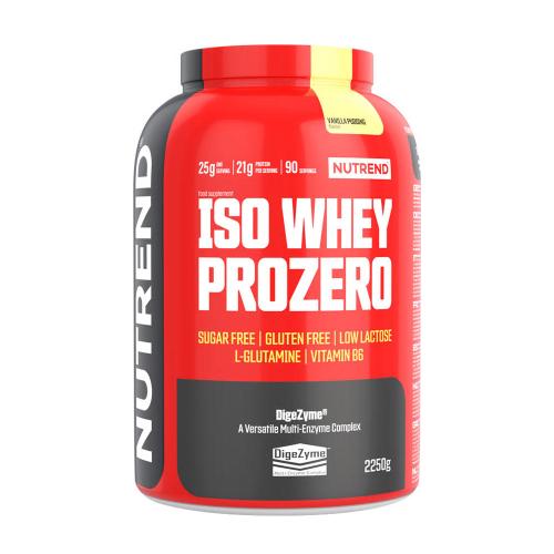 Nutrend Iso Whey Prozero - Iso Whey Prozero (2250 g, Vanilkový pudink)