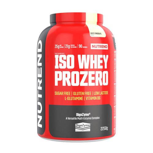 Nutrend Iso Whey Prozero - Iso Whey Prozero (2250 g, Bílá čokoláda)