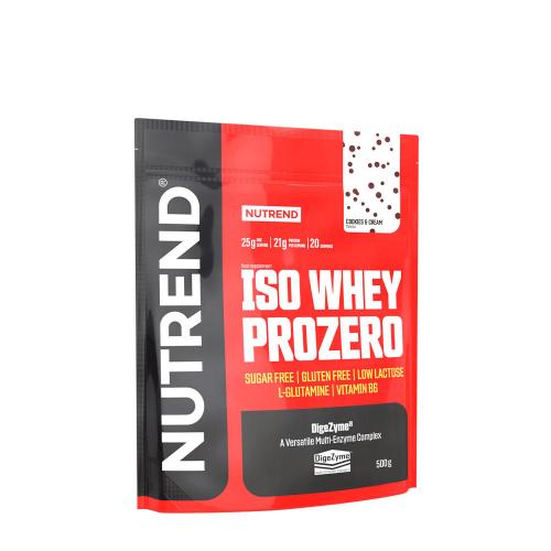 Nutrend Iso Whey Prozero - Iso Whey Prozero (500 g, Čokoládové sušenky a krém)