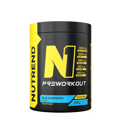 Nutrend N1 Preworkout - N1 Preworkout (510 g, Modrá malina)