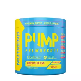   Nutrend Čerpadlo před tréninkem - Pump Preworkout (225 g, Tropical Blend)