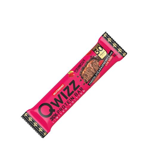 Nutrend Proteinová tyčinka Qwizz - Qwizz Protein Bar (1 tyčinka, Čokoláda a maliny)