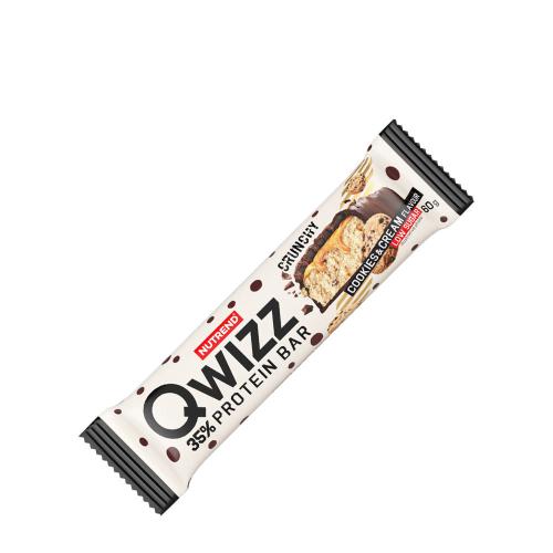 Nutrend Proteinová tyčinka Qwizz - Qwizz Protein Bar (1 tyčinka, Čokoládové sušenky a krém)