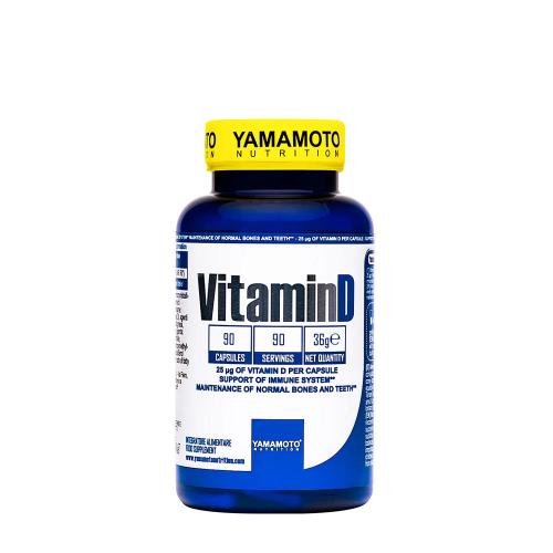 Yamamoto Research Vitamin D 25 mcg (90 Kapsla)