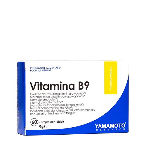 Yamamoto Research Vitamina B9 Acido folico 400 mcg (60 Tableta)