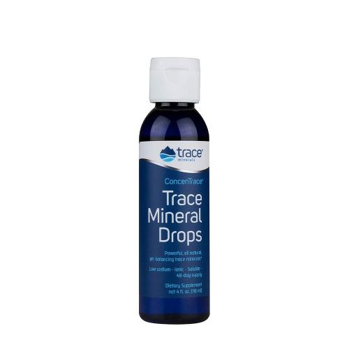 Trace Minerals ConcenTrace® Tekuté minerální kapky (118 ml, Bez příchutě)