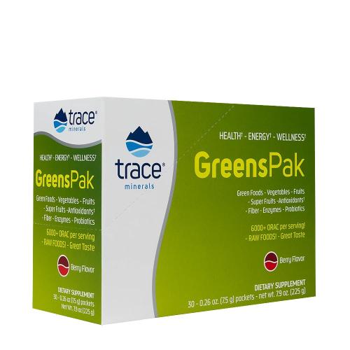 Trace Minerals Zelený balíček  (30 Balení, bobule)