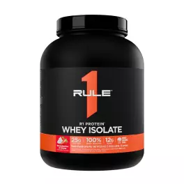 Rule1 R1 Protein Whey Isolate (2280 g, Jahoda a krém)