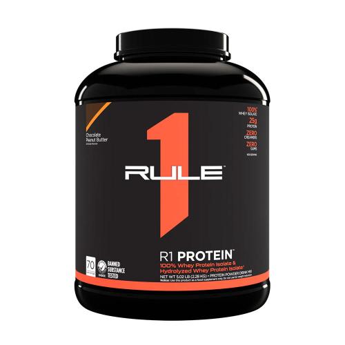 Rule1 R1 Protein - R1 Protein (2280 g, Čokoládové arašídové máslo)