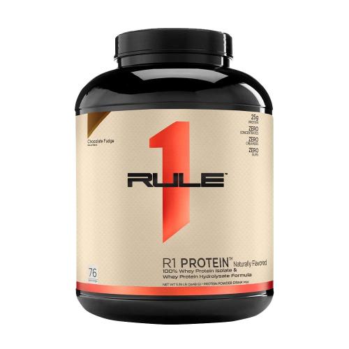 Rule1 Protein s přírodní příchutí - Protein Naturally Flavored (2448 g, Čokoládový fondán)