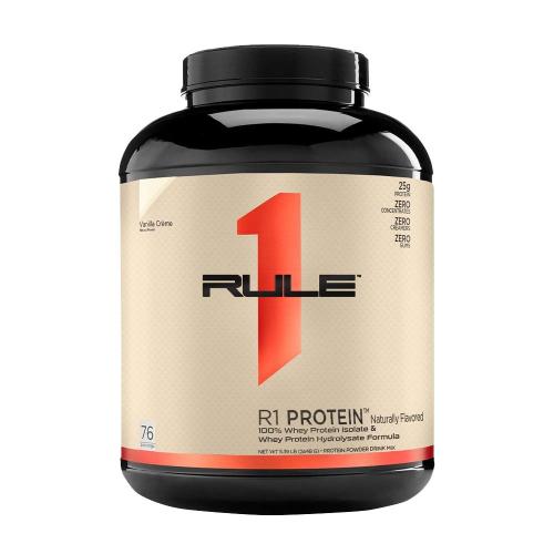 Rule1 Protein s přírodní příchutí - Protein Naturally Flavored (2448 g, Krémová vanilka)