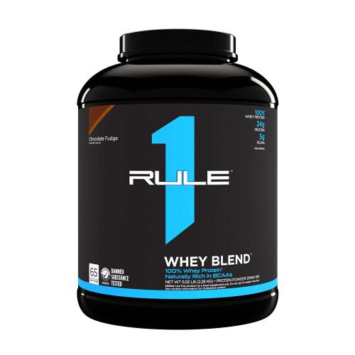 Rule1 Whey Blend Smíšený syrovátkový proteinový prášek  (2280 g, Čokoládový fondán)