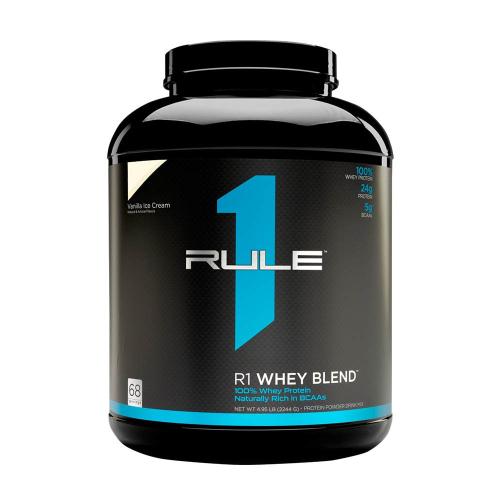 Rule1 Whey Blend Smíšený syrovátkový proteinový prášek  (2244 g, Vanilková zmrzlina)