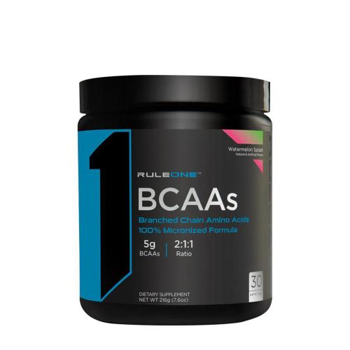 Rule1 Prášek BCAA (216 g, Meloun)